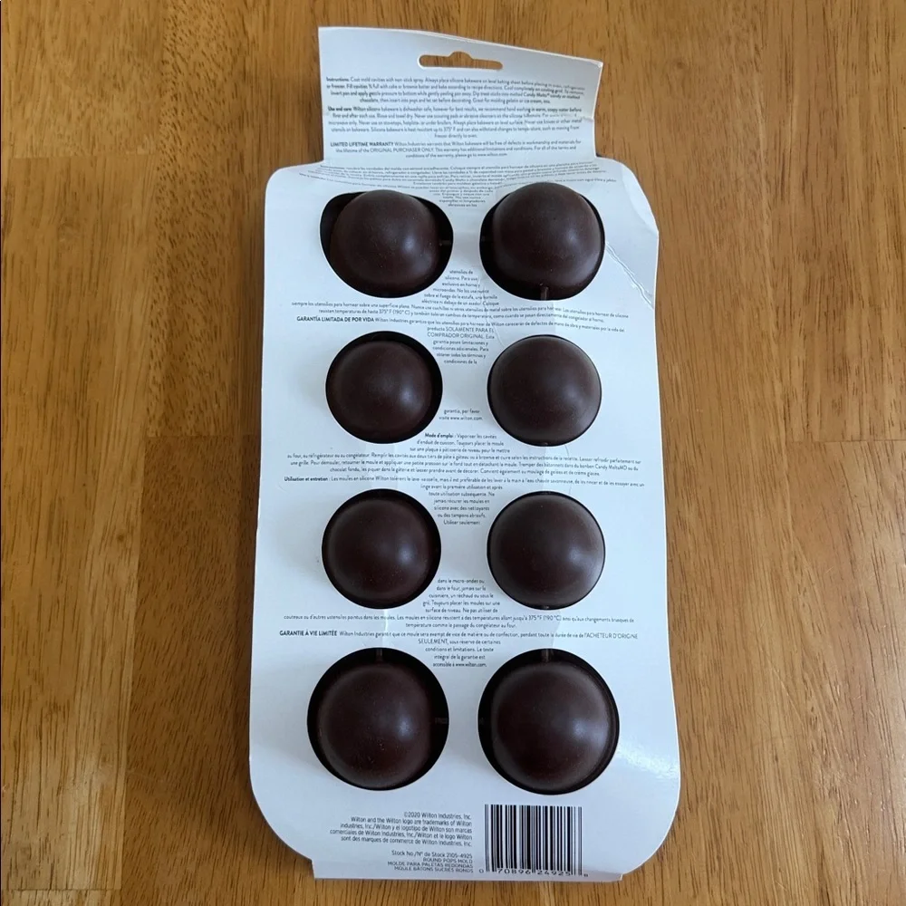 NEW Wilton Cake Pop Mold Brownies Cake Party Pops Decorations Birthday Toppers